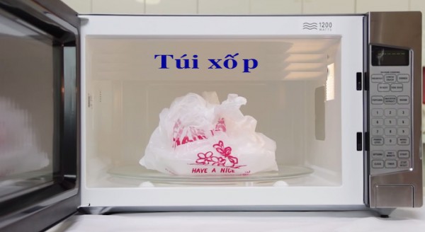 Vật dụng không sử dụng được trong lò vi sóng