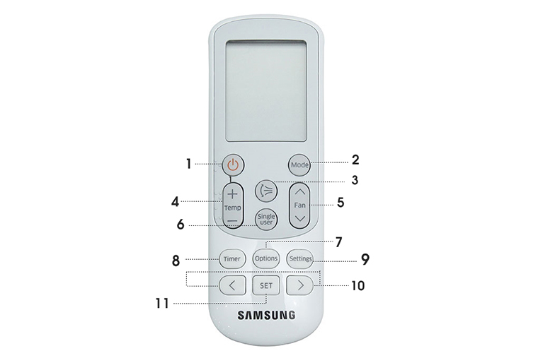 Cách sử dụng remote máy lạnh Samsung tiết kiệm điện